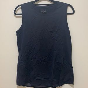 Athleta navy sleeveless top